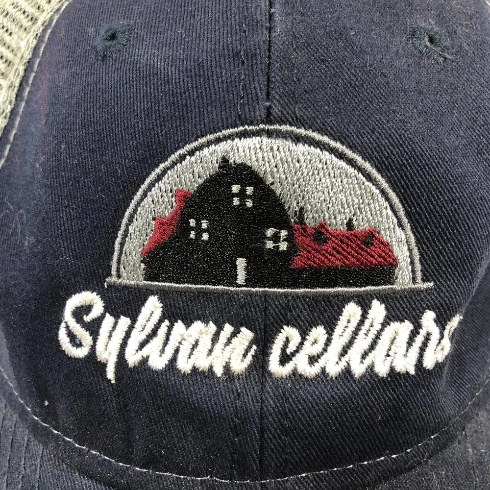Sylvan Cellars Hat Cap Mesh Back Adjustable One Size Fits Most OSFM Logo